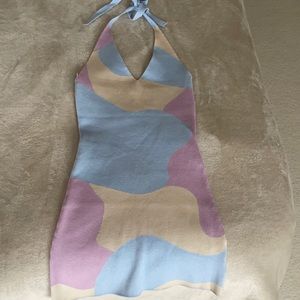 Halter fitted sweater dress - ONLY WORN ONCE!